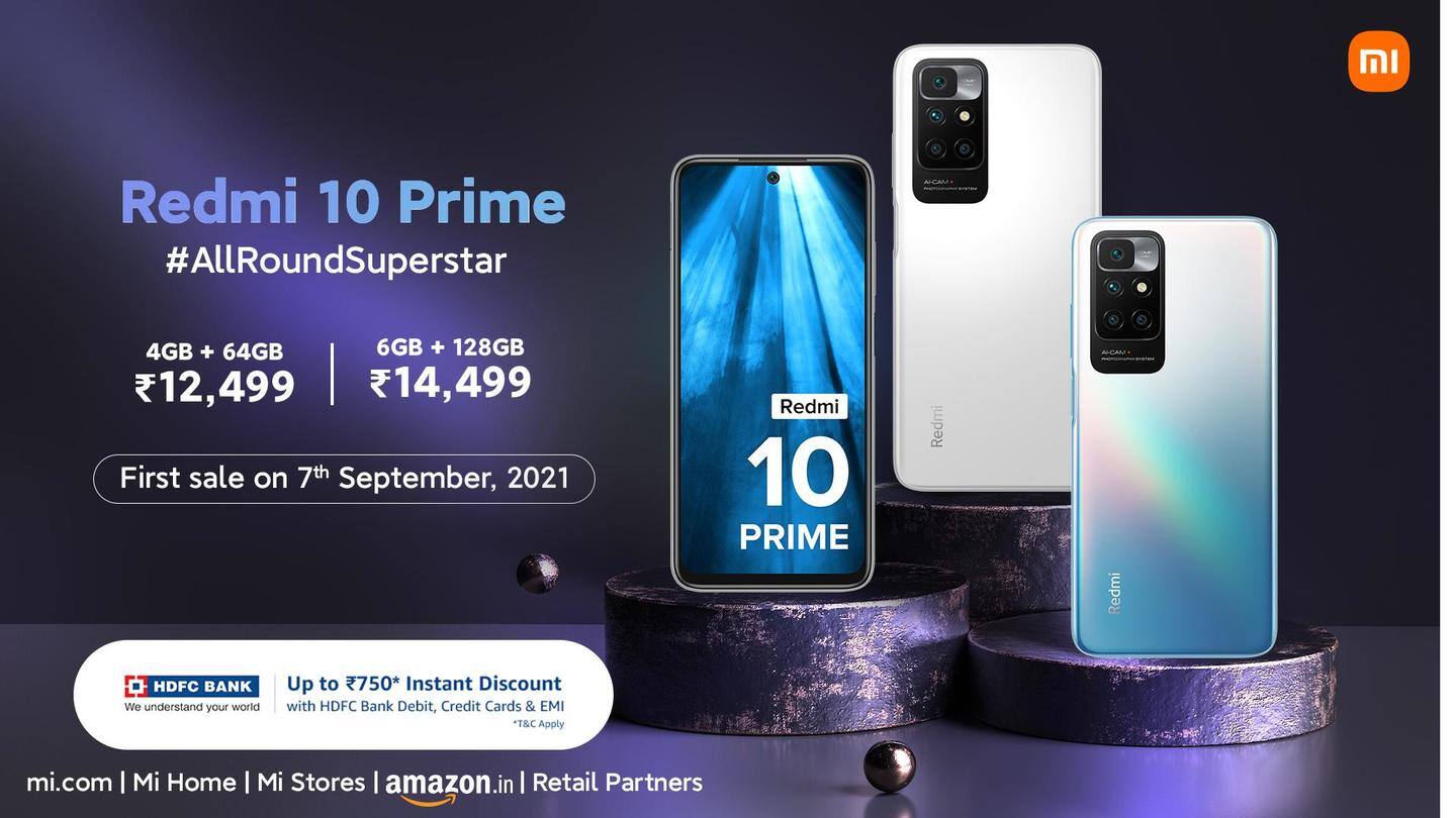 Redmi 10 Prime: Pricing and availability Redmi 10 Prime: Pricing and availability