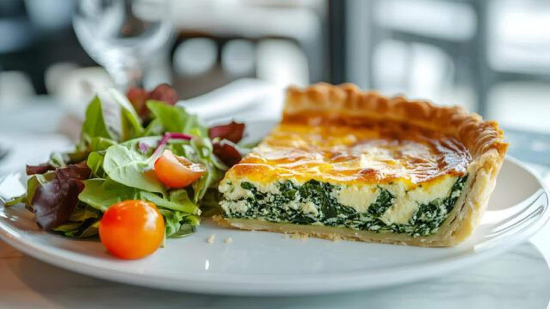 Elevate your meals: Unique twists on spinach quiches