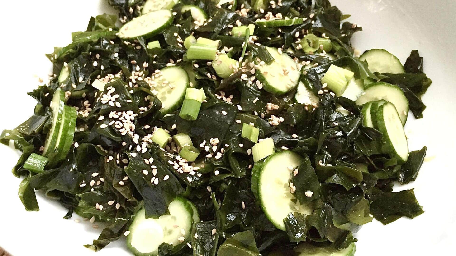 For a healthy start to the day, try seaweed salads