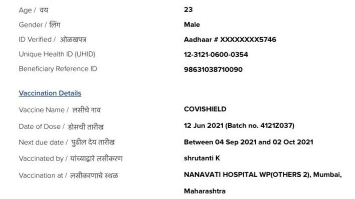 Vaccination certificates, issued days later, were likely forged Vaccination certificates, issued days later, were likely forged