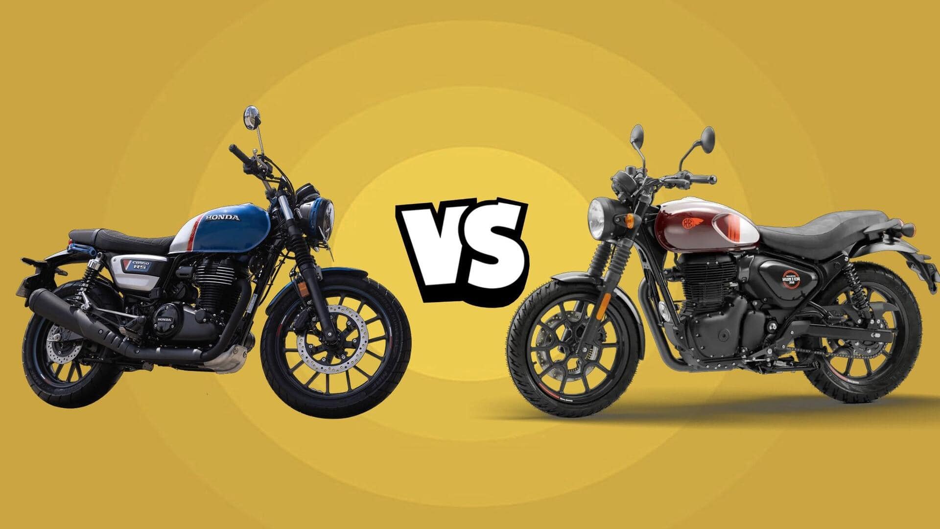 Royal Enfield Hunter 350 or Honda CB350RS: Which is better