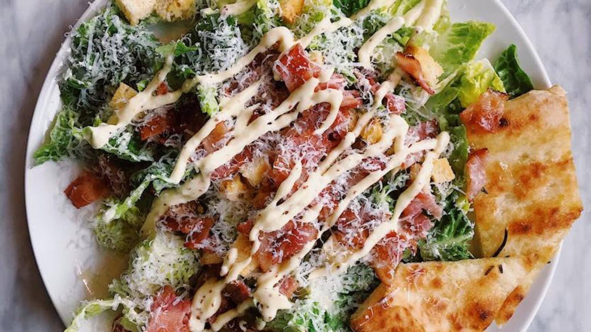 Try this vegan Caesar salad recipe for a flavorsome day