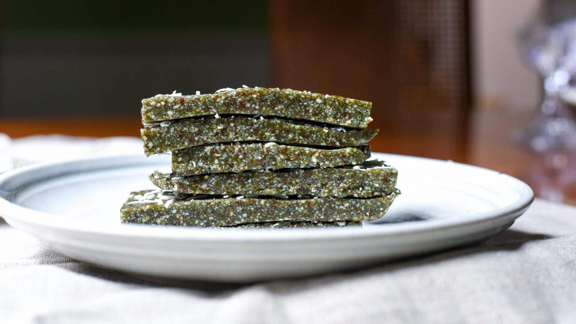 Power up with these spirulina bar recipes