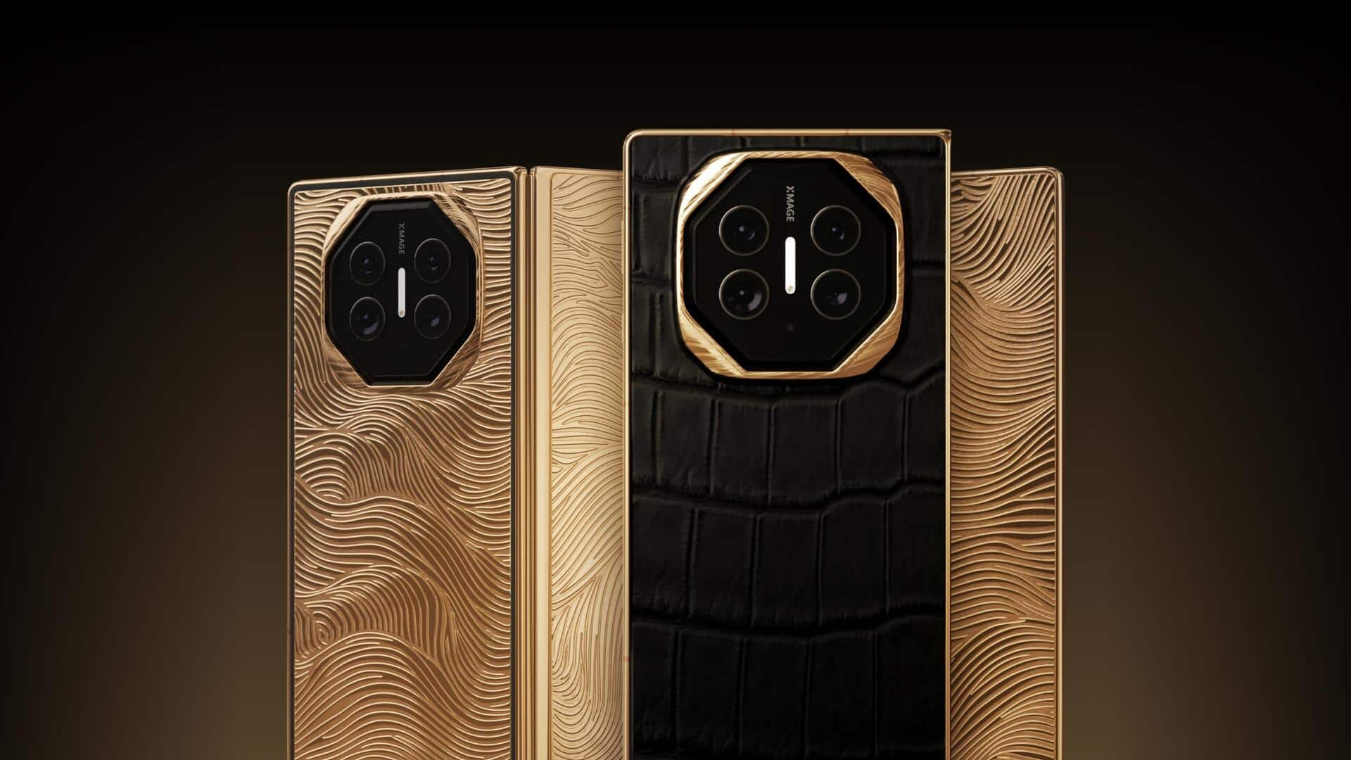 Caviar unveils 24K gold-covered Huawei Mate XT Ultimate for $12,800