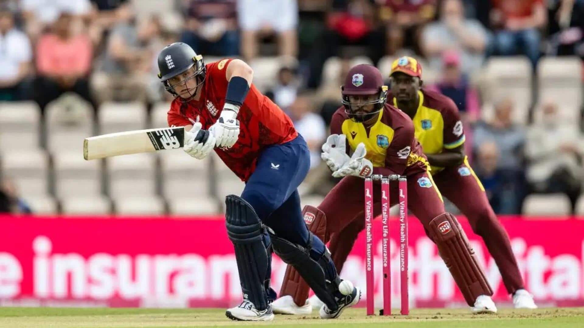 England post their 2nd-highest T20I total versus West Indies: Stats England post their 2nd-highest T20I total versus West Indies: Stats