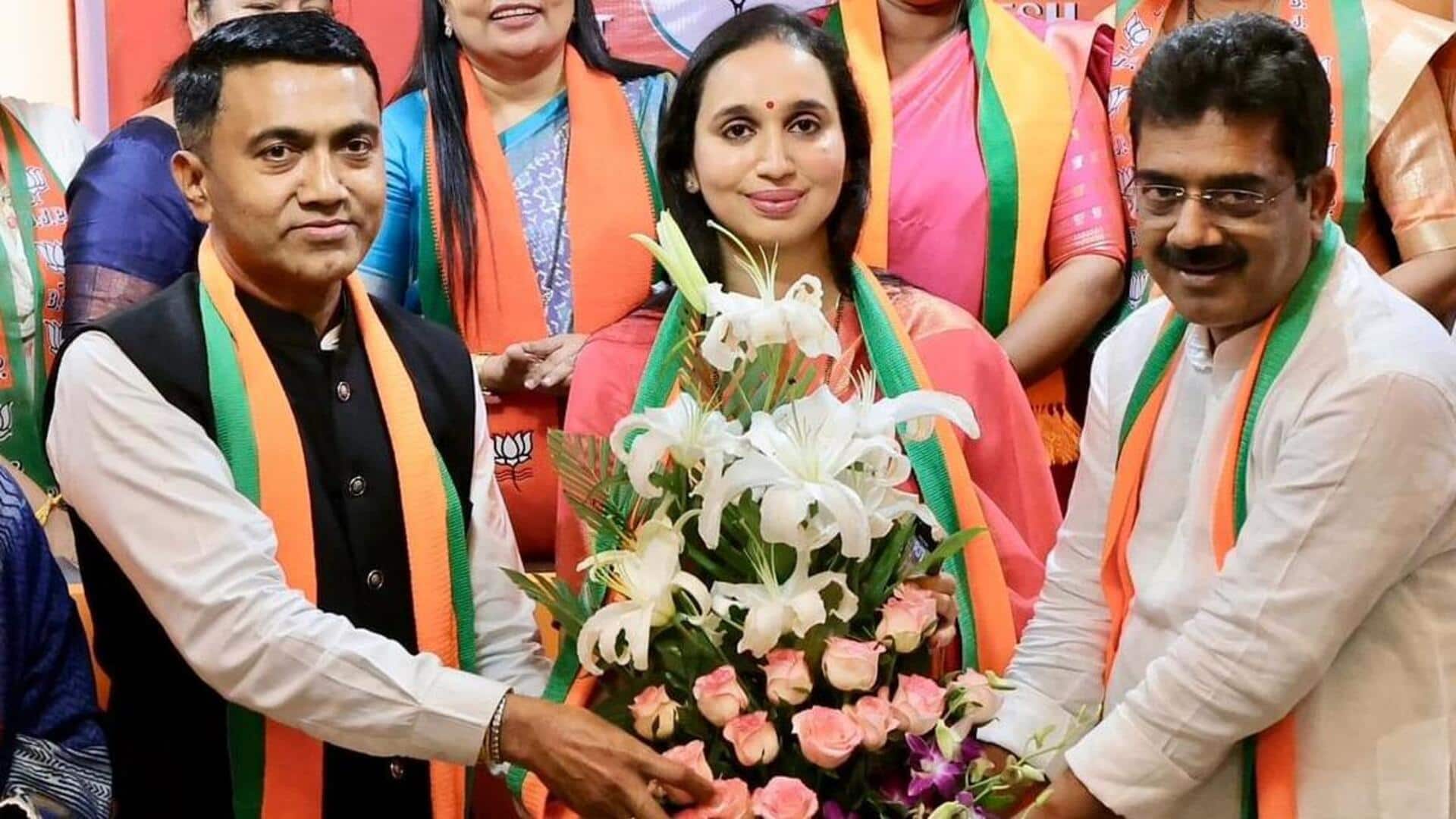 Meet Pallavi Dempo, BJP's first-ever woman LS candidate from Goa