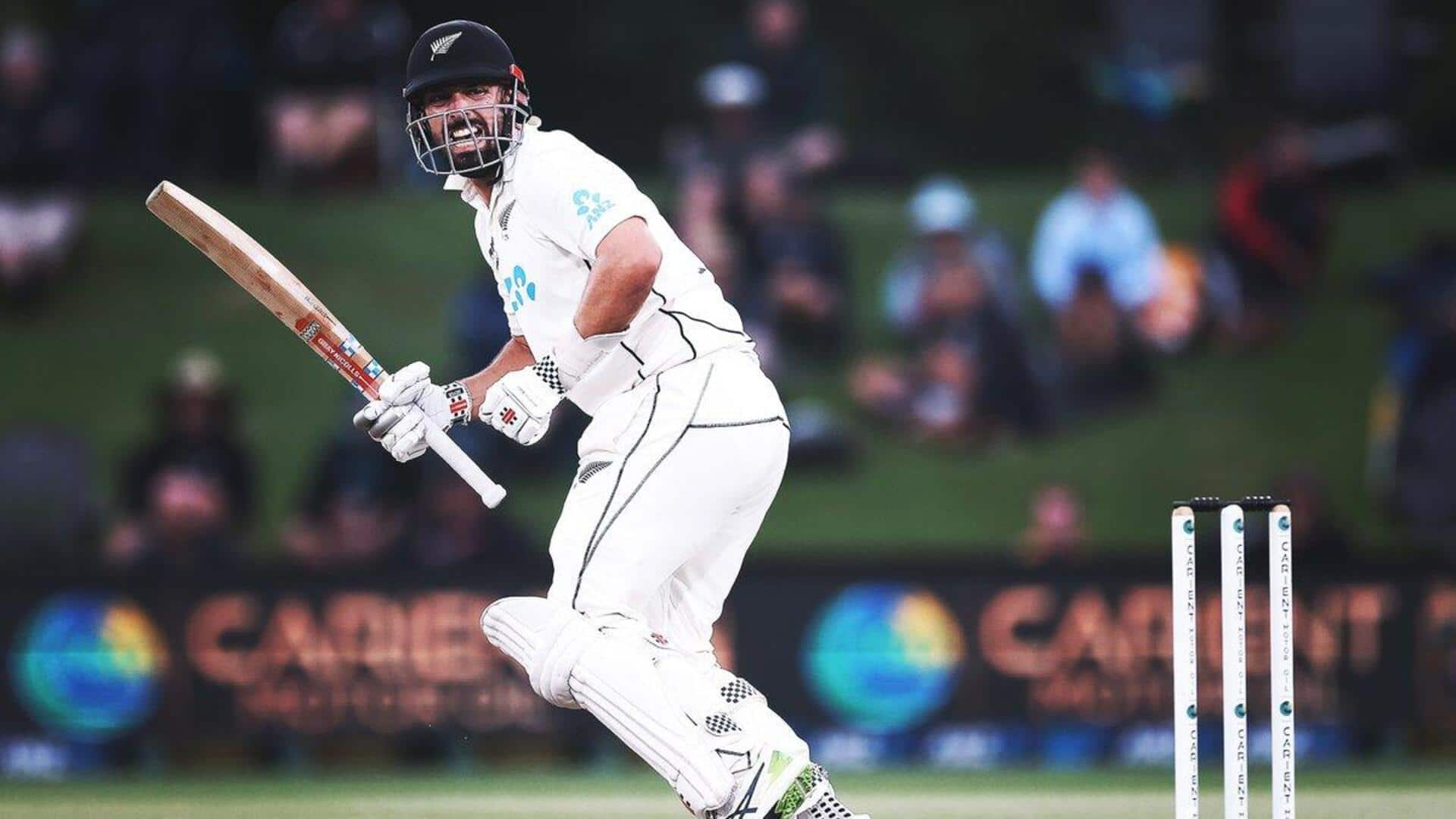 Daryl Mitchell registers his ninth 50-plus score vs England (Tests)