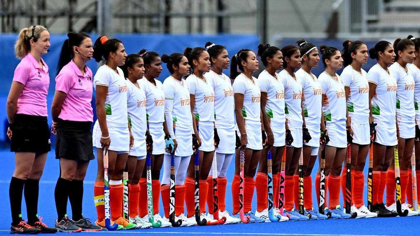 Indian women's hockey team beats Ireland Indian women's hockey team beats Ireland