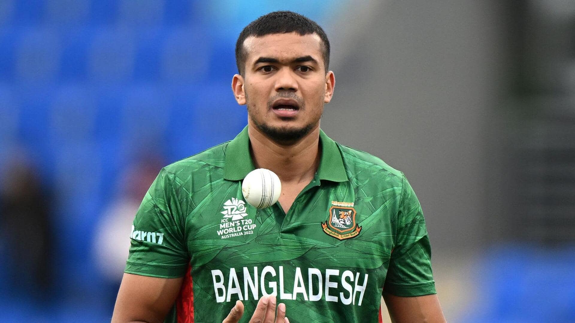 Taskin Ahmed claims his 6th four-wicket haul in ODIs: Stats