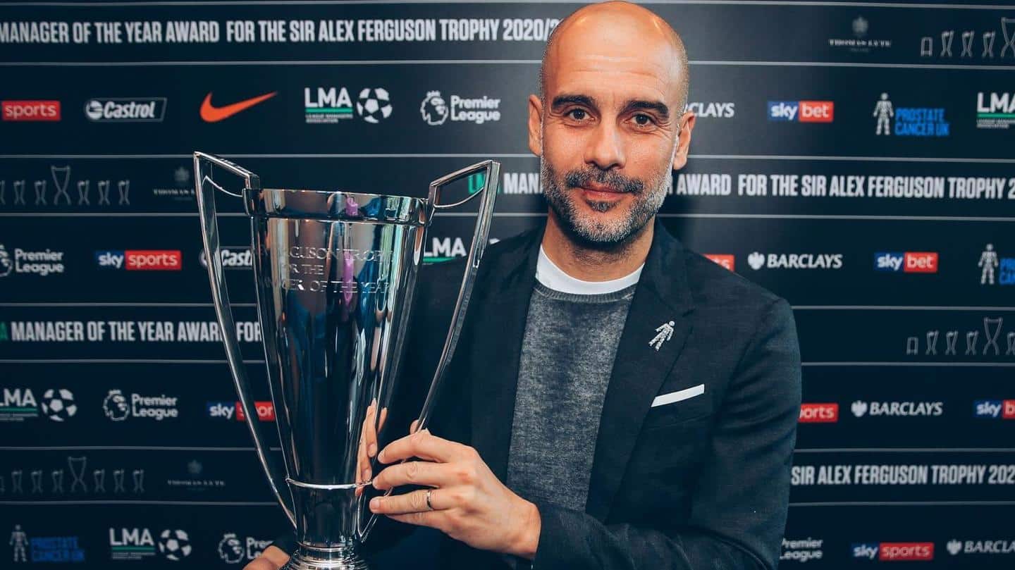 City boss Pep Guardiola named LMA Manager of the Year