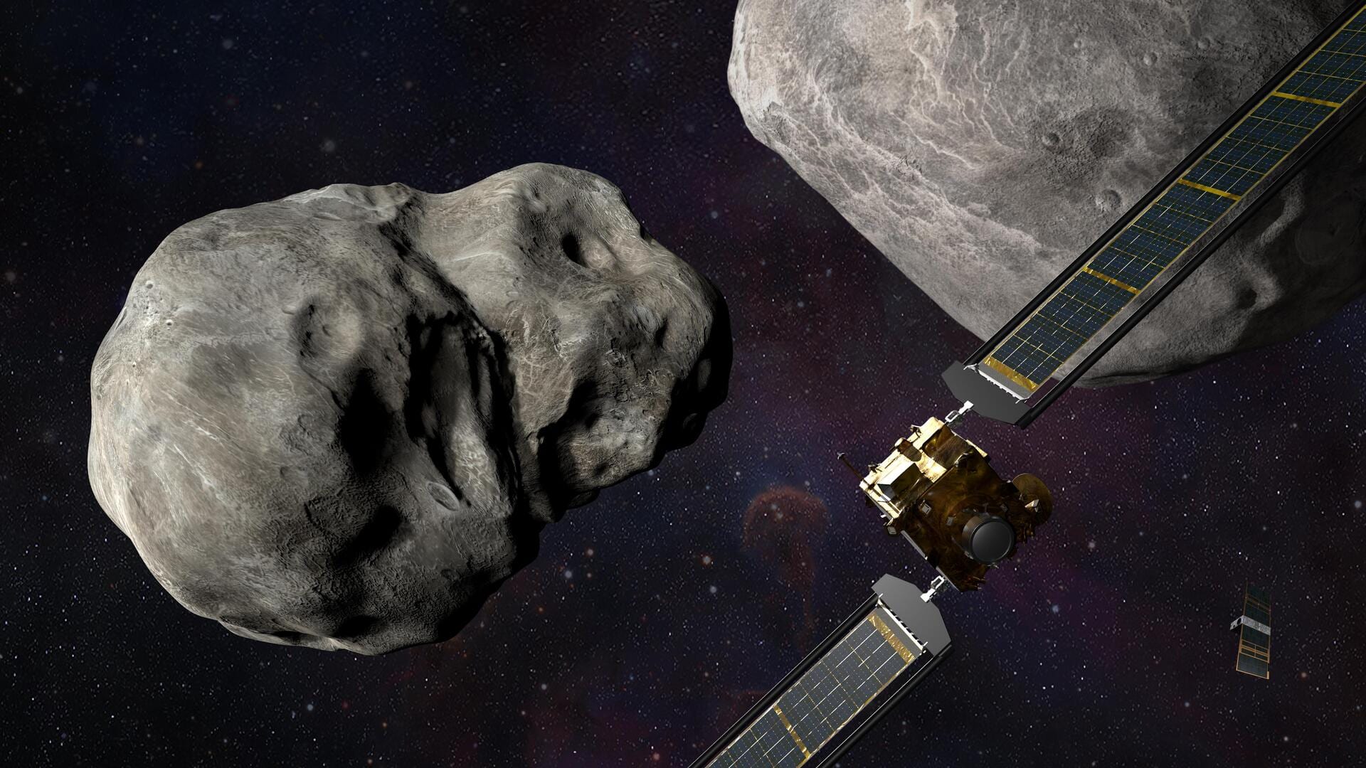 NASA's Hubble captures space rocks dislodged due to DART mission