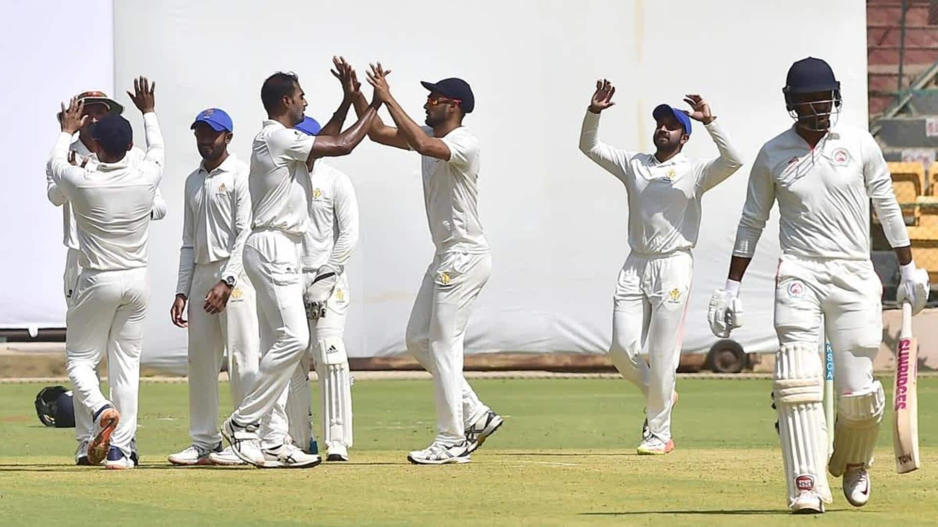 Baroda stun defending champions Mumbai in Ranji Trophy opener