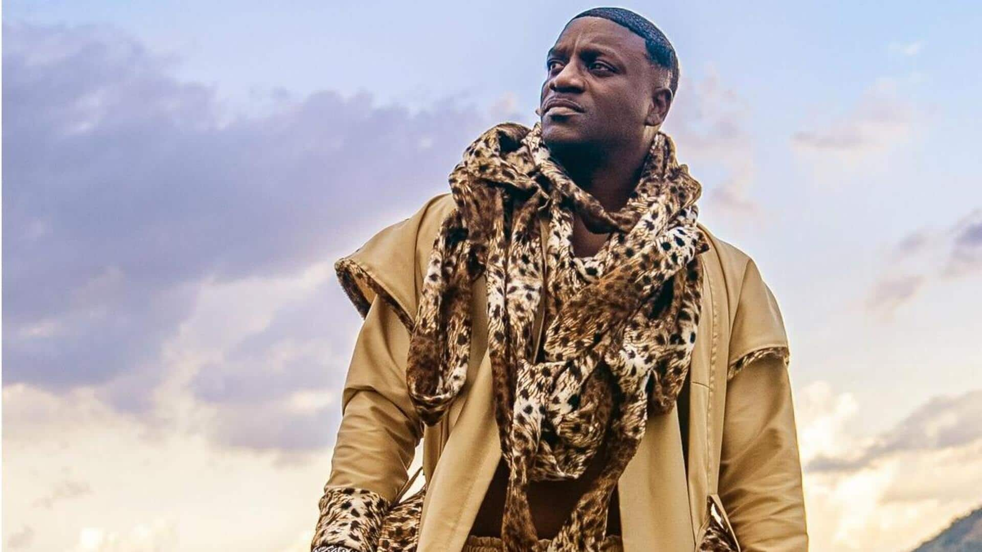 Akon's innovative Afro-tech casual wear