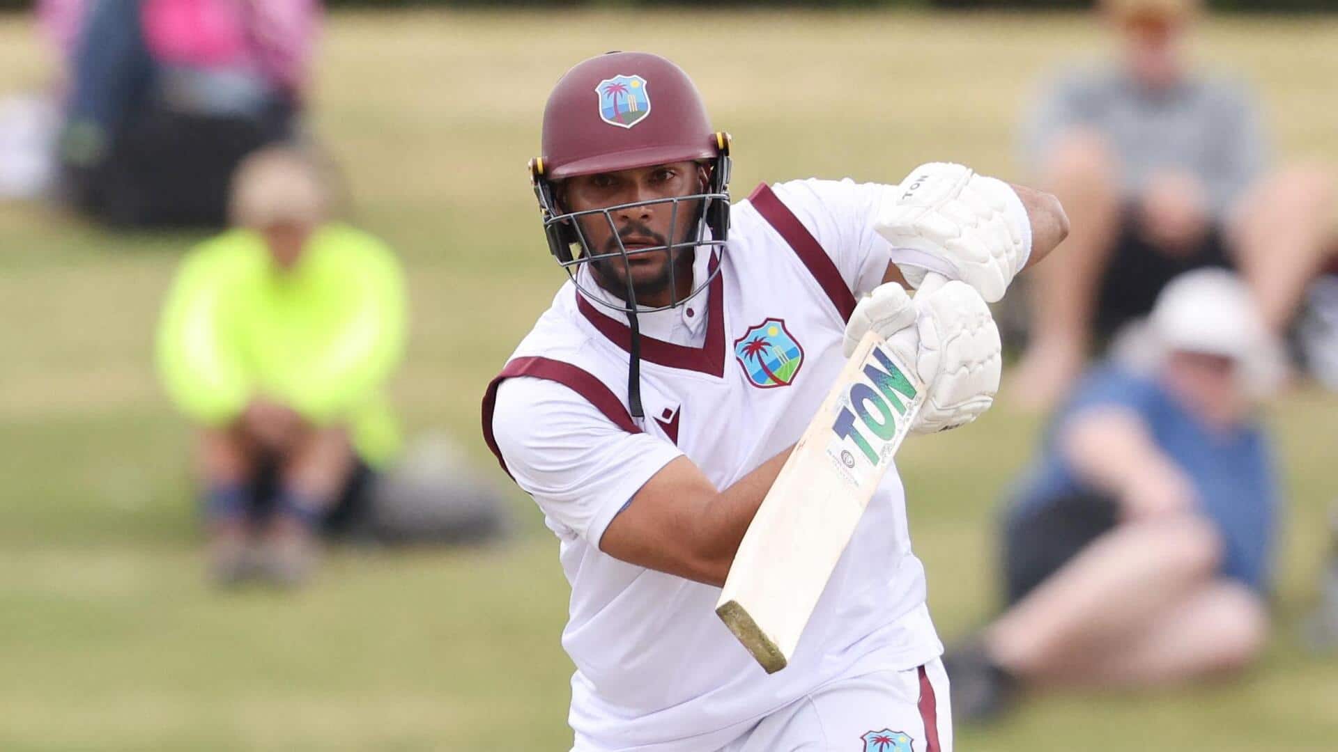WI's Brandon King gets to his second Test fifty: Stats 