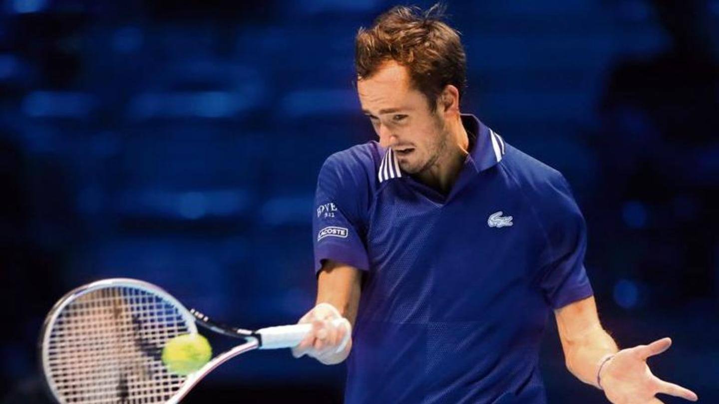 Medvedev is 59-13 in the ongoing season Medvedev is 59-13 in the ongoing season