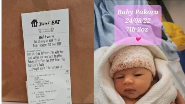 Hilarious! UK couple names their baby 'Pakora'; internet in splits