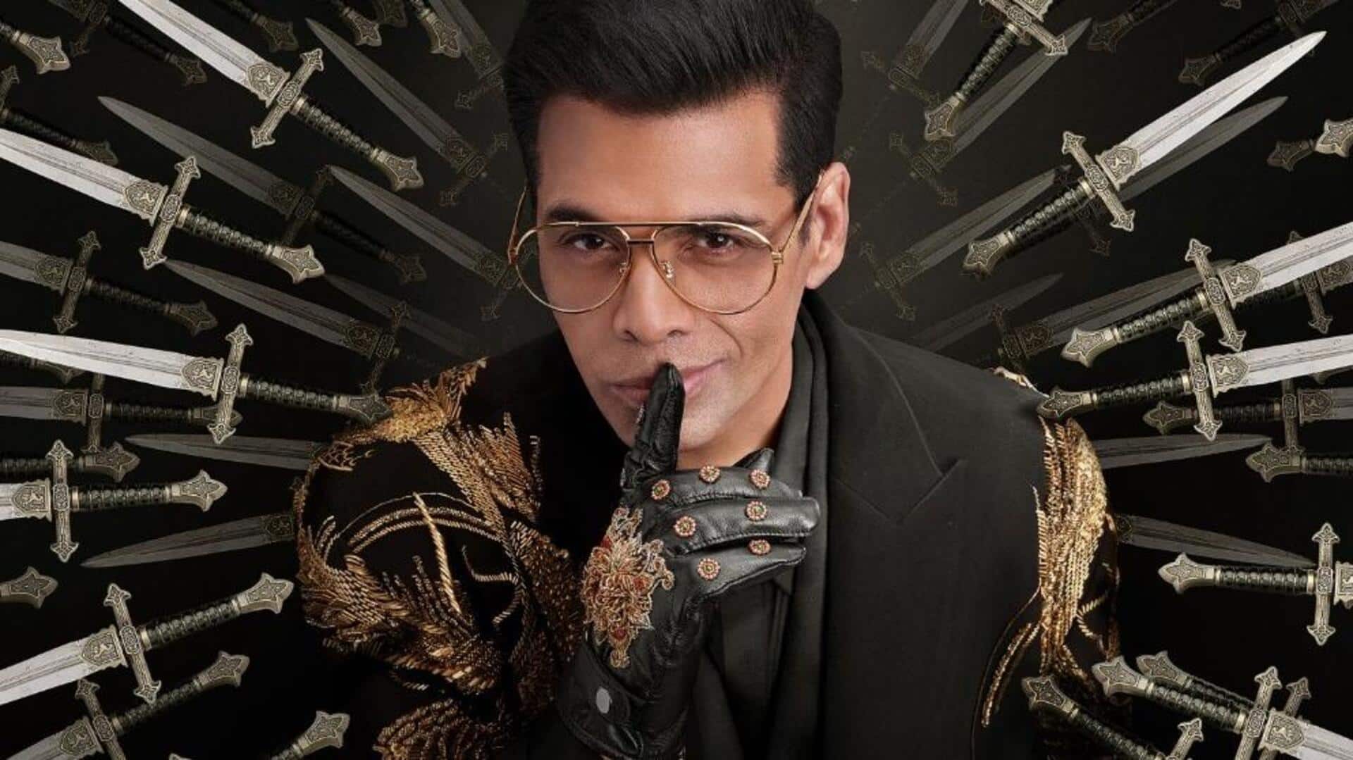 Did Karan Johar take a dig at reality shows?