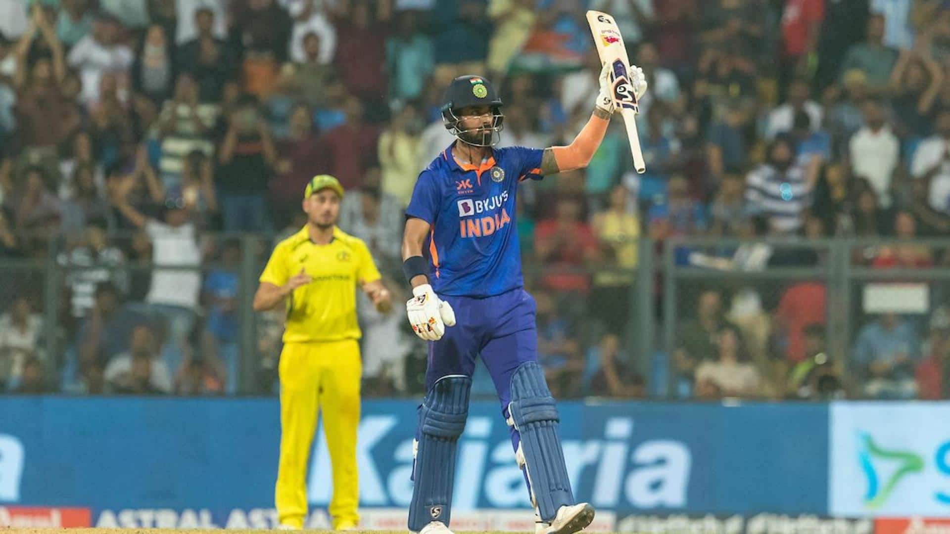 KL Rahul hammers a match-winning 75* versus Australia: Key stats