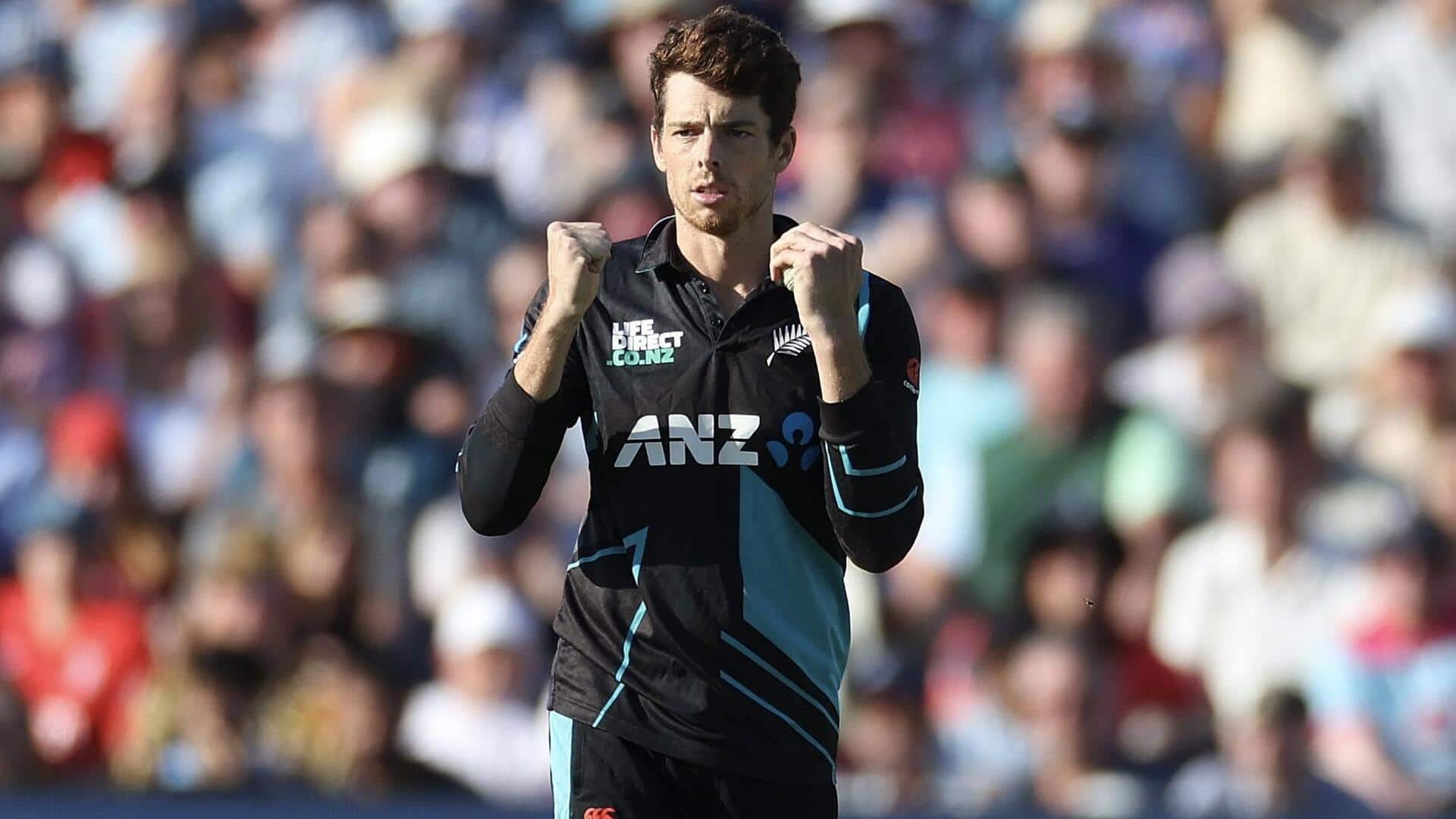 Mitchell Santner becomes third NZ bowler with 100 T20I wickets