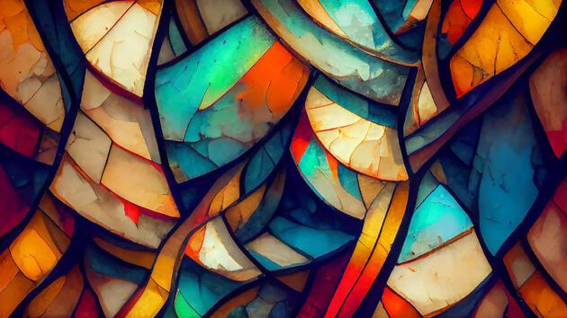 Exploring African uli patterns in glass art