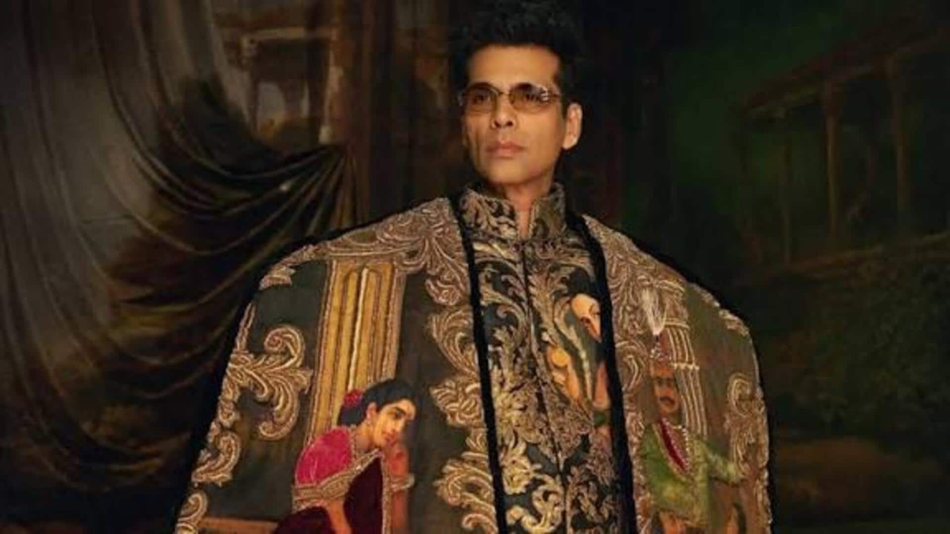 Karan Johar salutes Ravi Varma in majestic Met Gala debut 