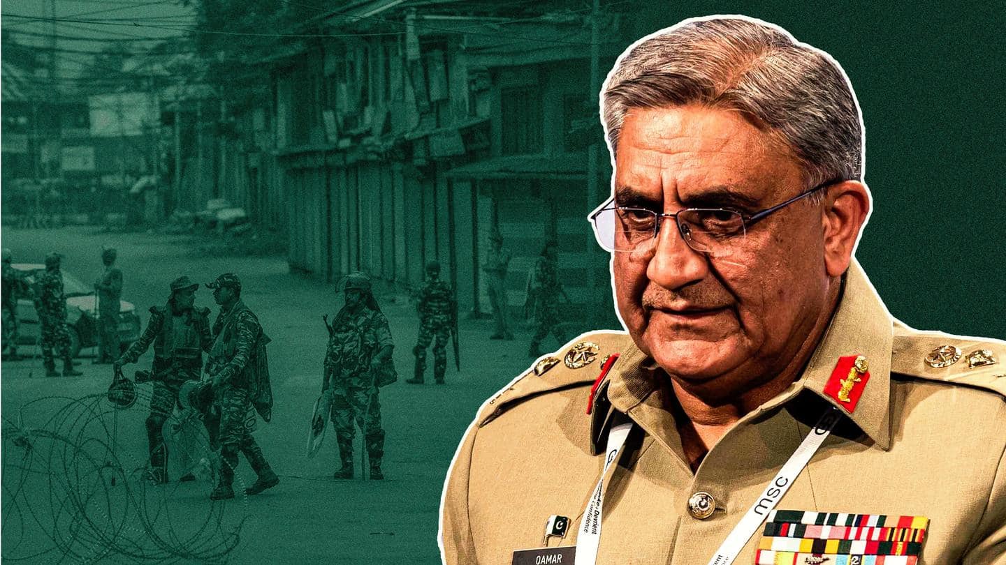'Ready to move forward on Kashmir if...': Pakistan army chief