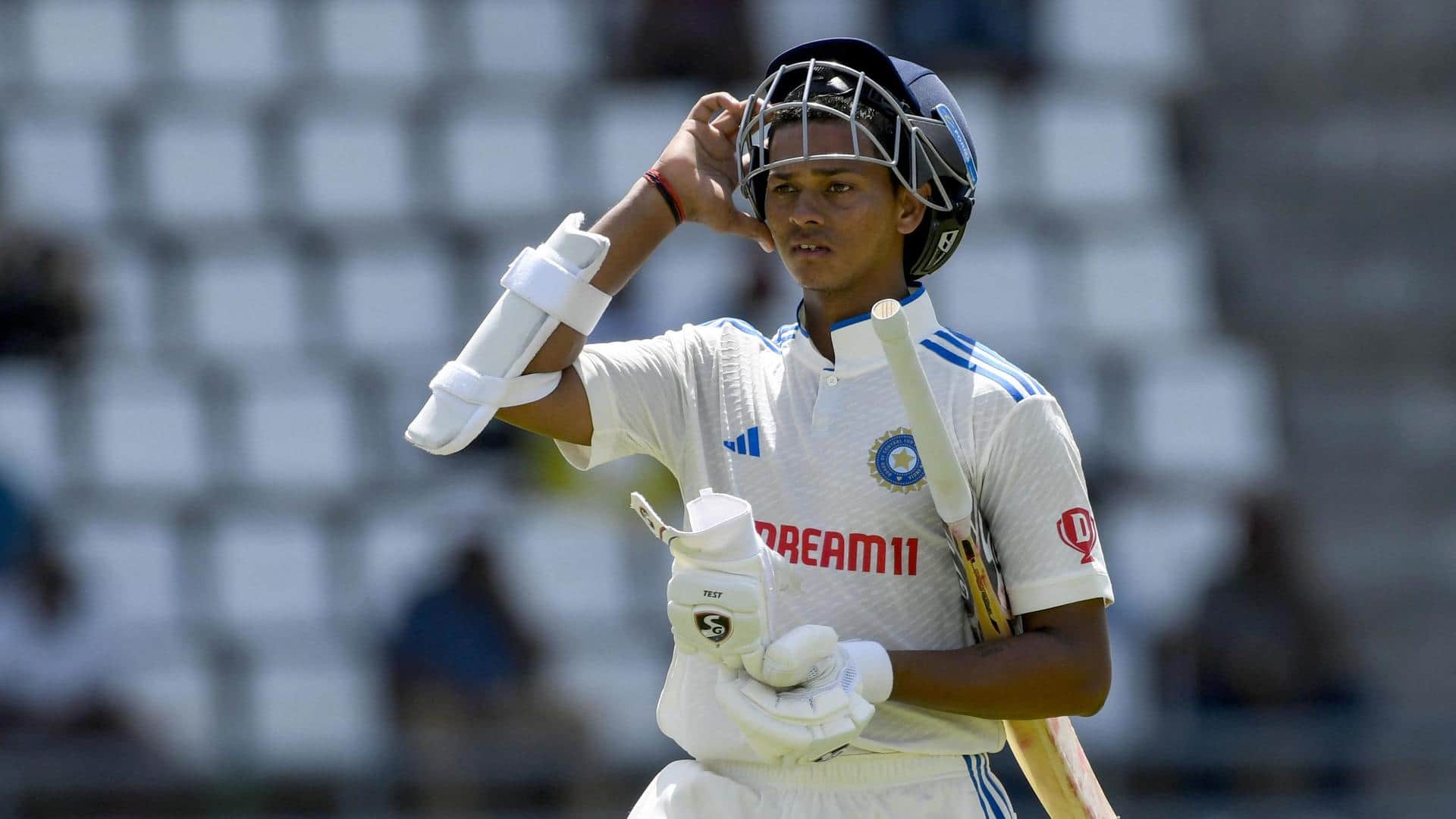 Yashasvi Jaiswal smashes 171 on Test debut, scripts these records