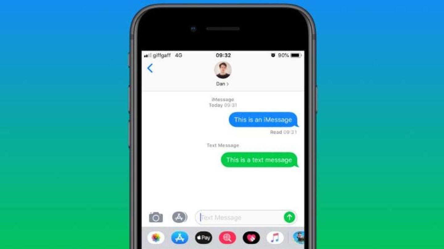 iMessage not considered social media intermediary iMessage not considered social media intermediary