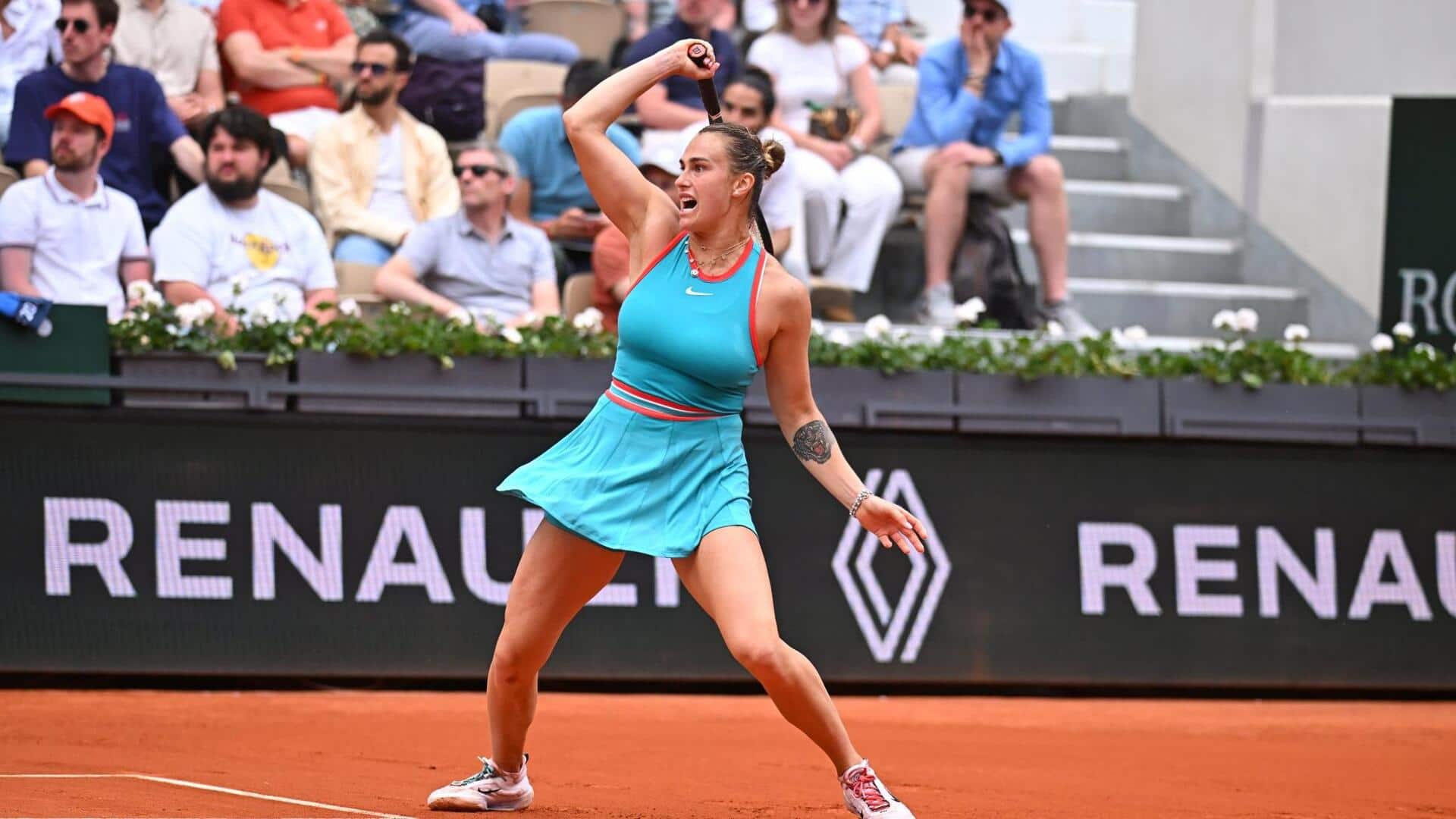 Aryna Sabalenka reaches 2025 French Open quarter-finals: Key stats Aryna Sabalenka reaches 2025 French Open quarter-finals: Key stats