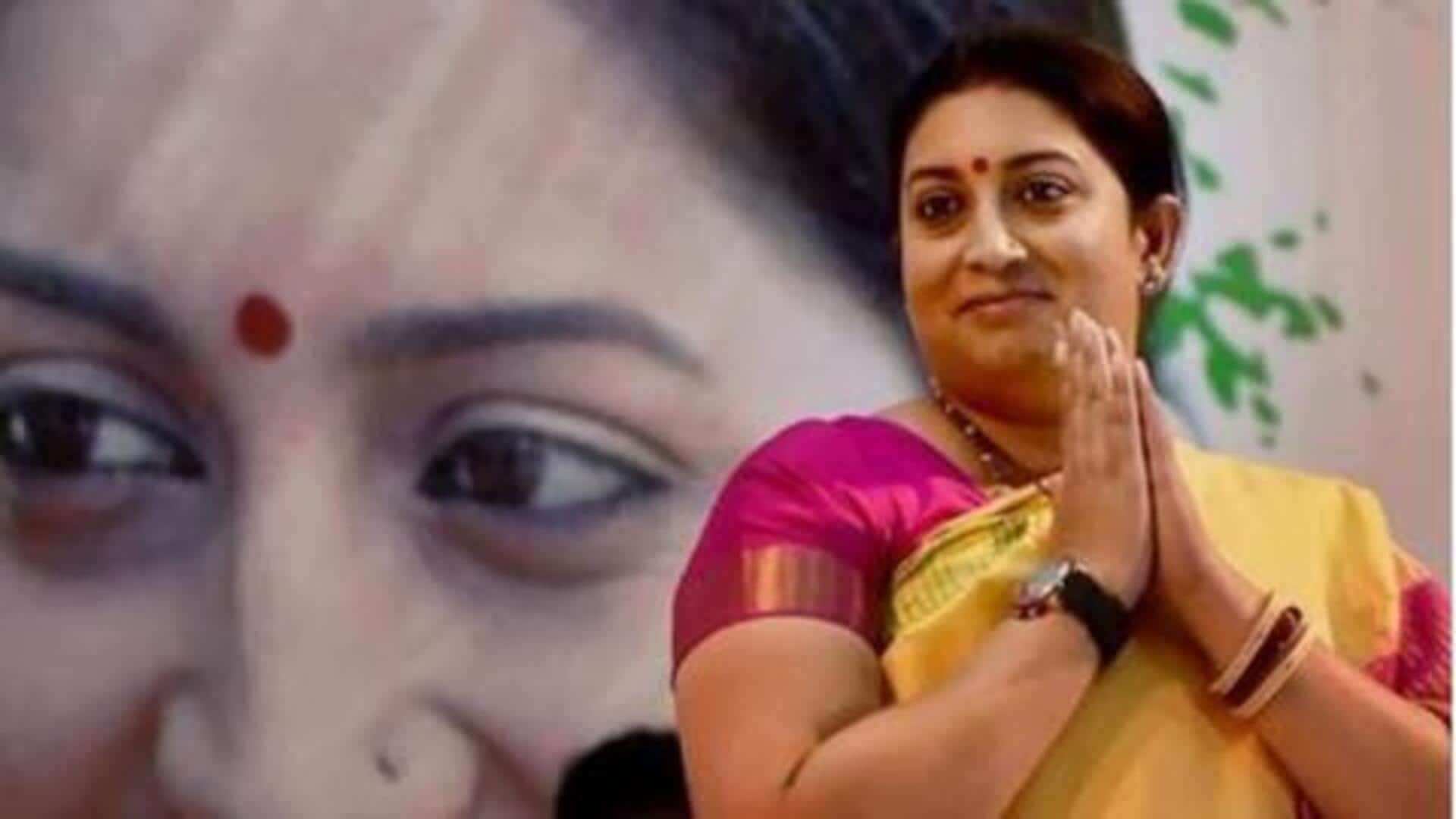 Smriti Irani talks about missed opportunities in acting career