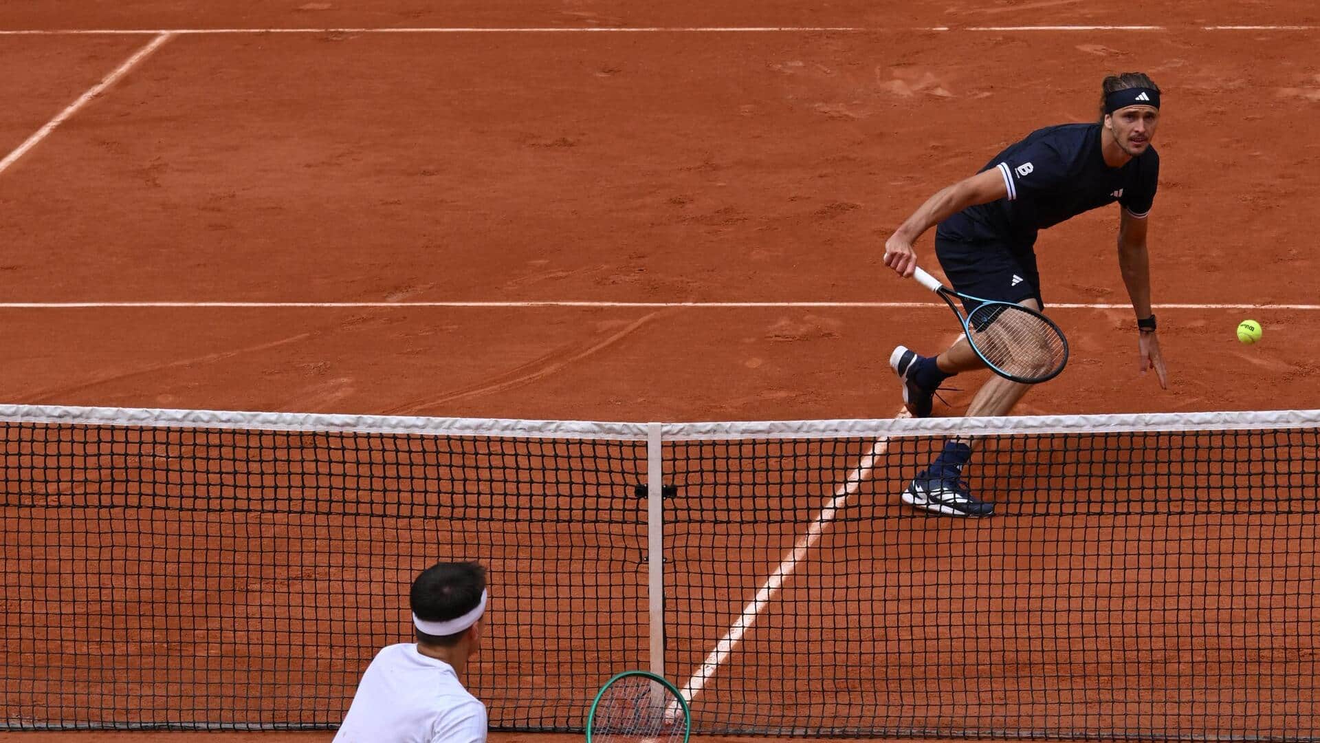 Alexander Zverev reaches his 2nd French Open final: Key stats