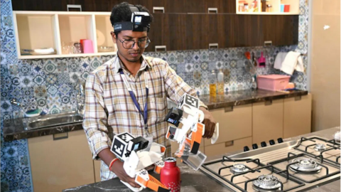 Thousands of Indians recording household chores to train AI models 