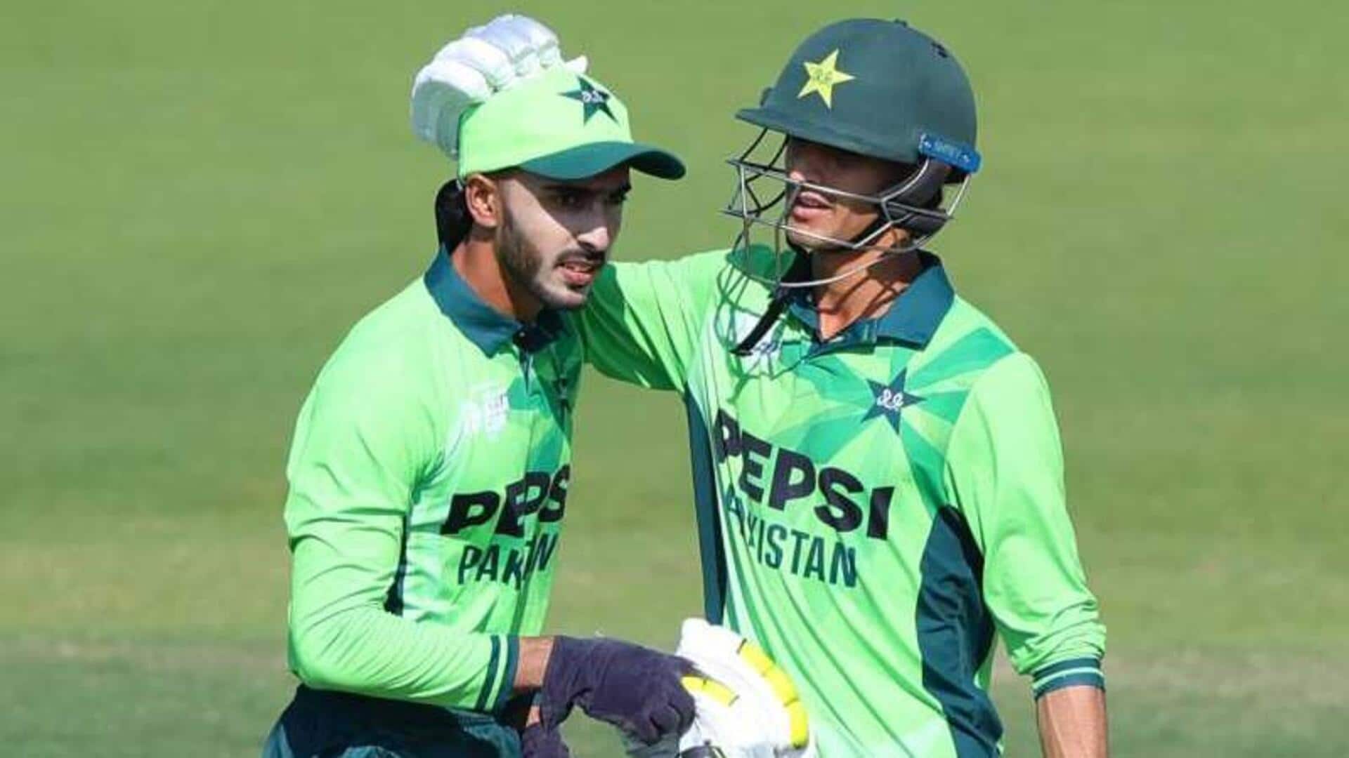 Sameer Minhas record highest individual score for Pakistan in YODIs