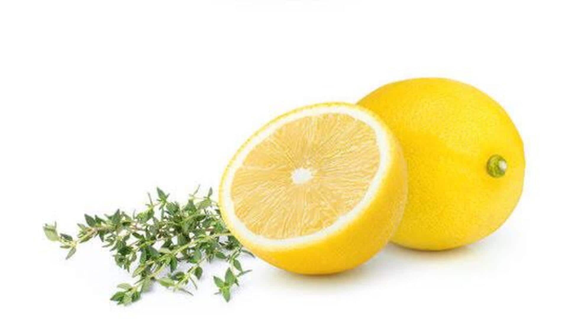 Why chefs love the thyme and lemon pairing 
