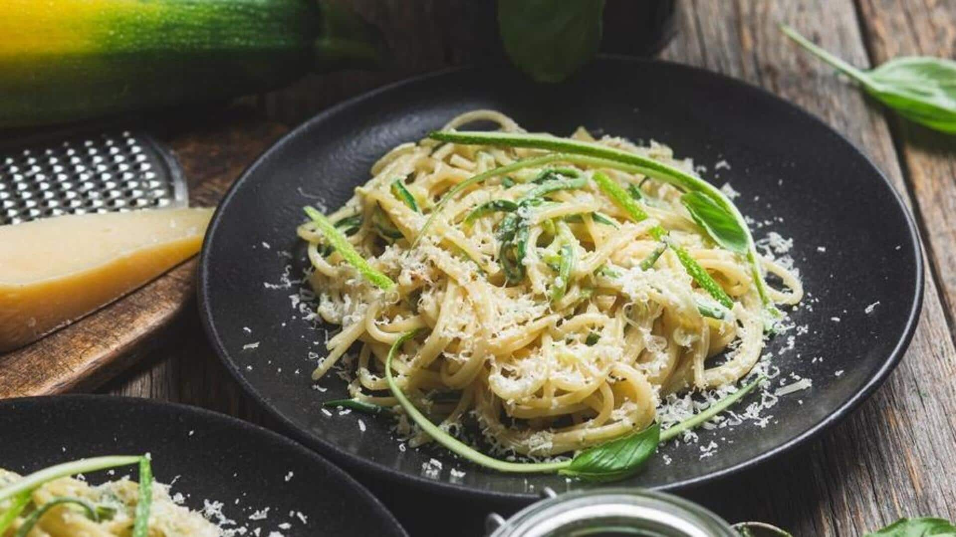 Recipe-o'-clock: Cook this appetizing zucchini noodle primavera at home