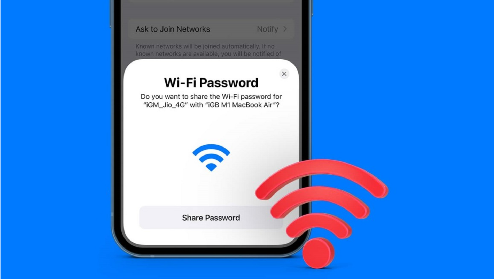 How to easily share your Wi-Fi password with guests