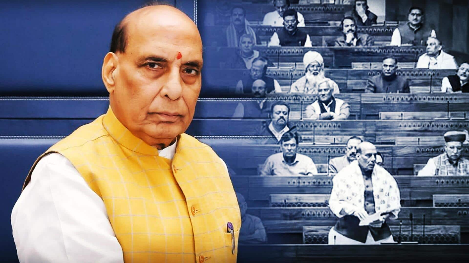 'Particular party' attempted to hijack work of Constitution making: Rajnath  