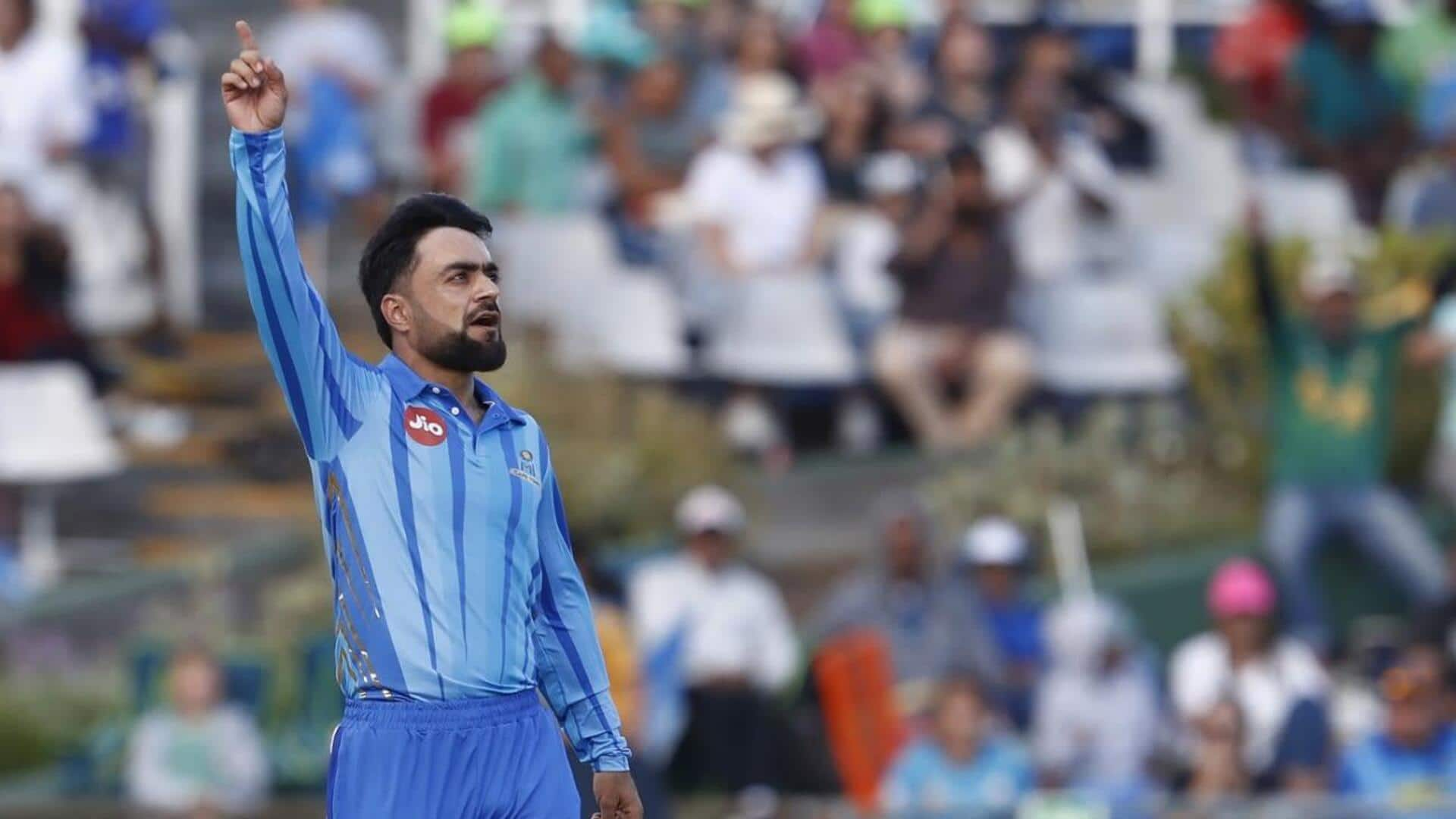 Rashid Khan to captain MI Cape Town in SA20 