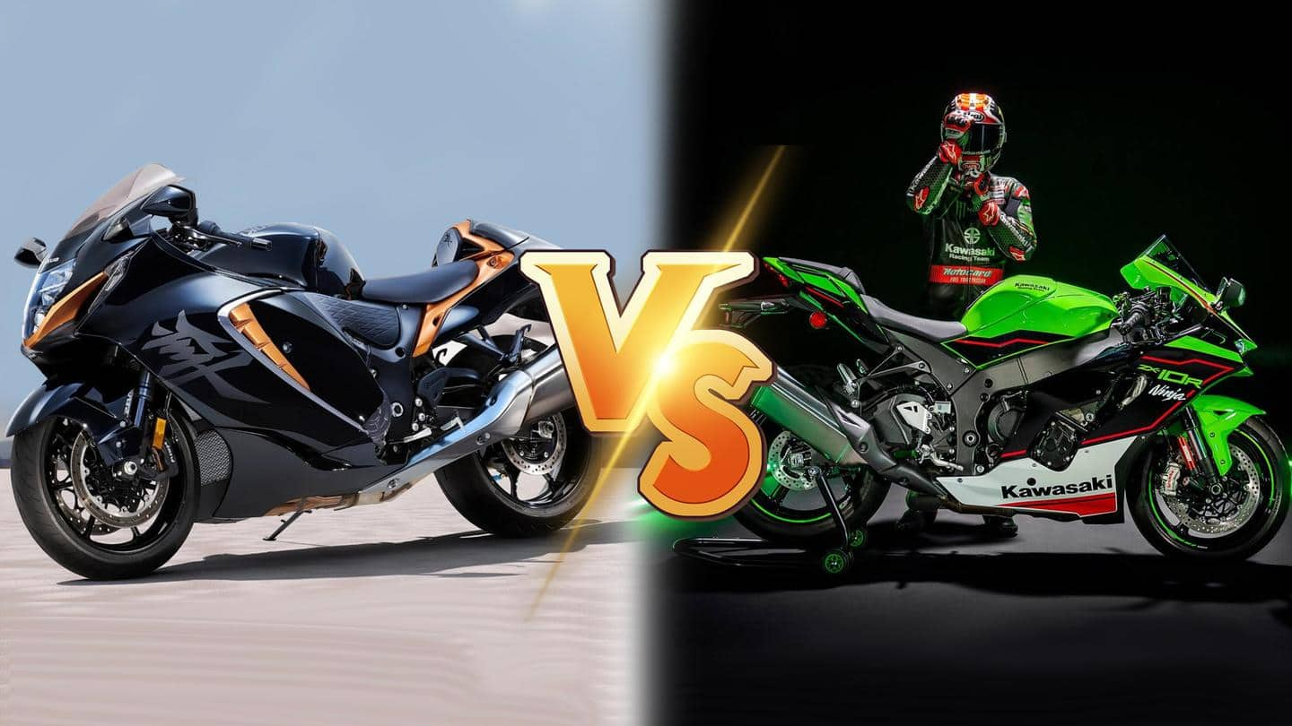 Kawasaki Ninja ZX-10R v/s Suzuki Hayabusa: Which one is better?