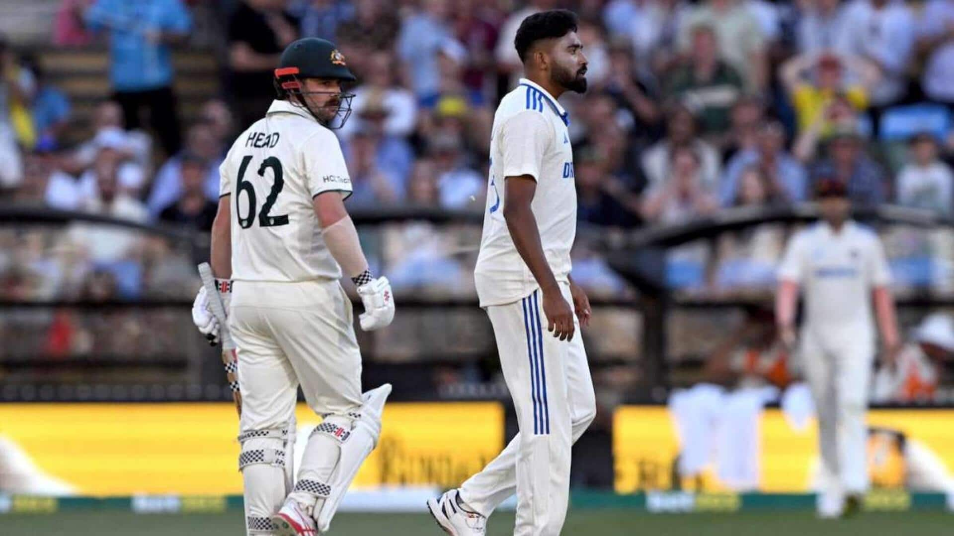 Travis Head, Mohammed Siraj call a truce after Adelaide Test