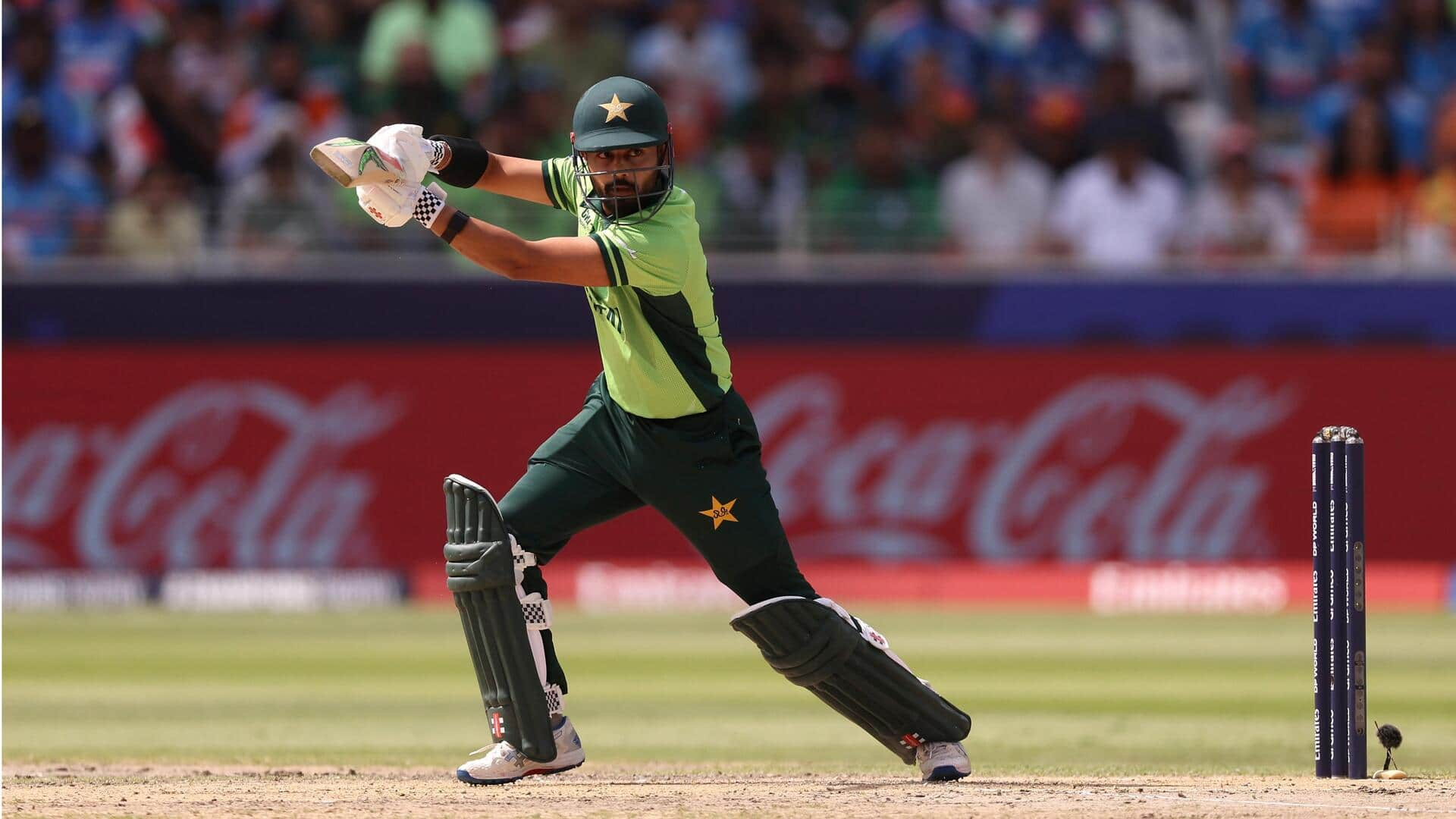 Champions Trophy: Pakistan's Saud Shakeel slams his fourth ODI fifty