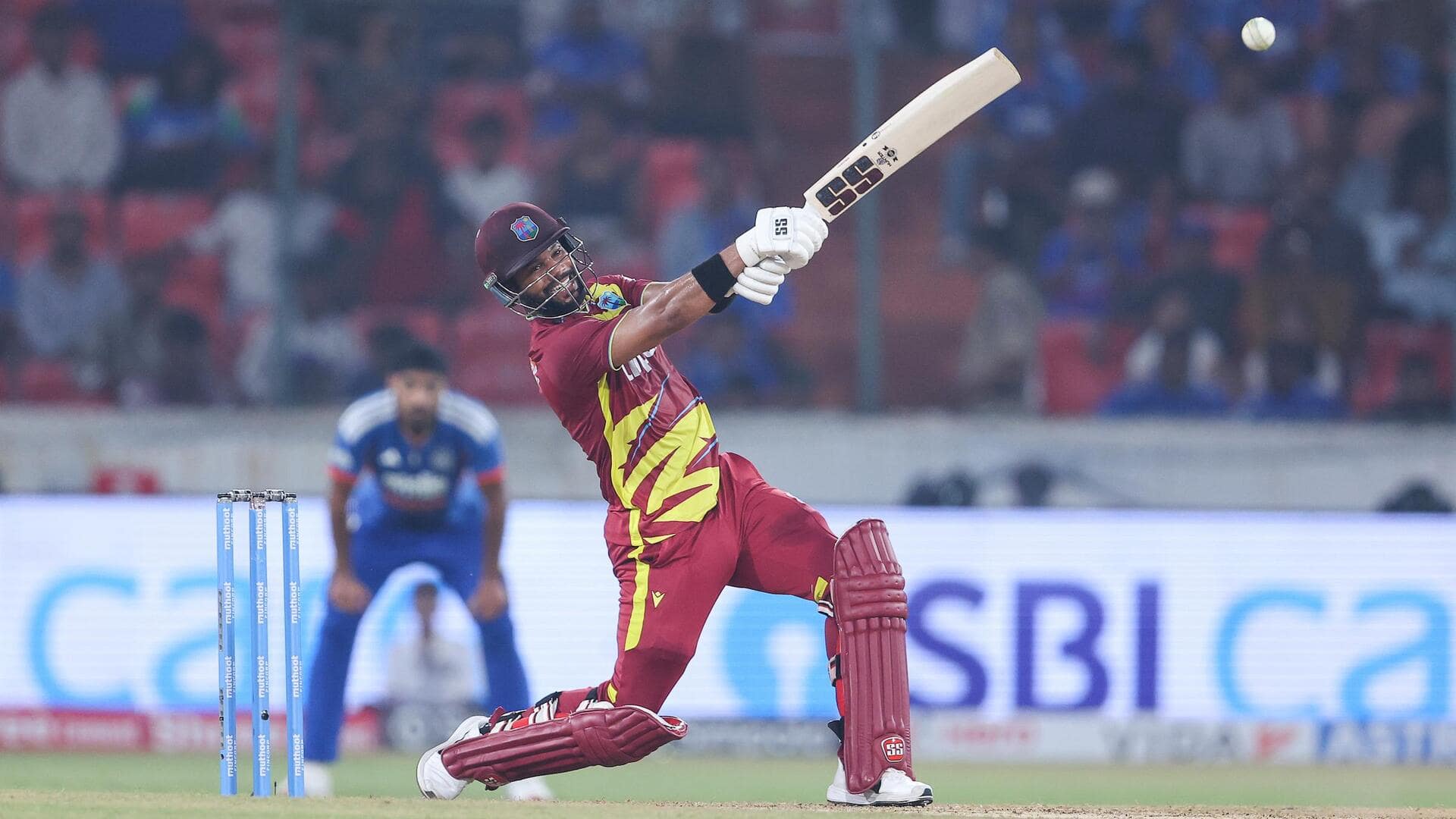 Shai Hope slams his 2nd T20I hundred versus India: Stats
