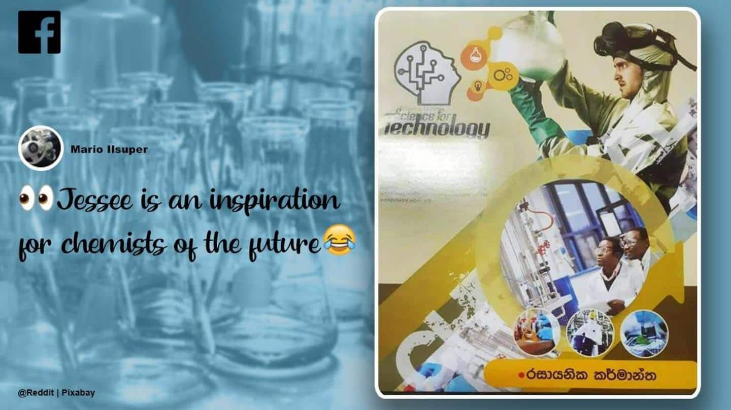 'Breaking Bad' character features on chemistry book, netizens in splits