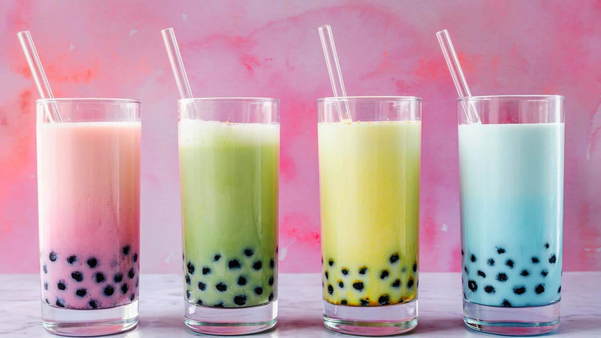 Here's how you can make boba tea at home