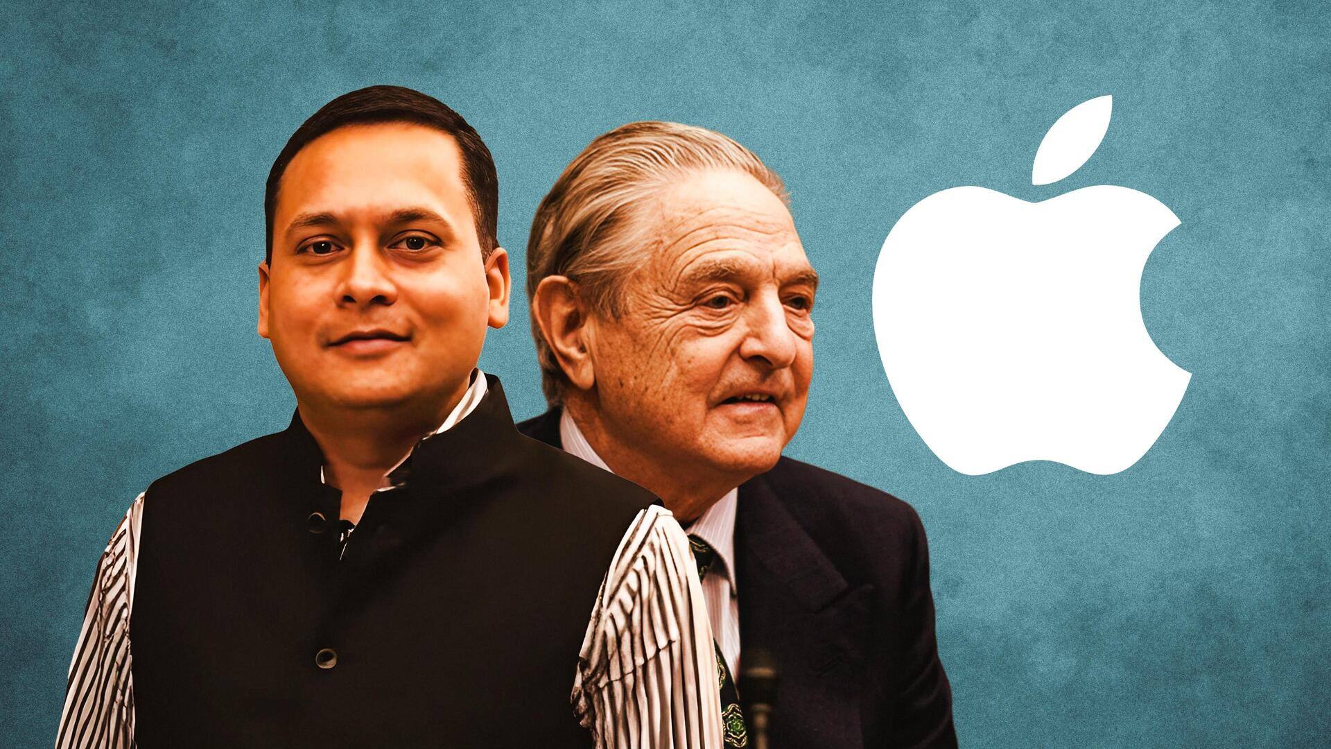 BJP draws link between Apple's hacking row to George Soros