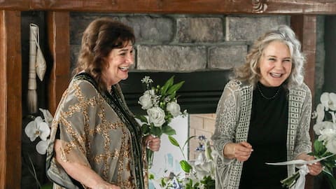 Two widows, once married to same man, wed months later