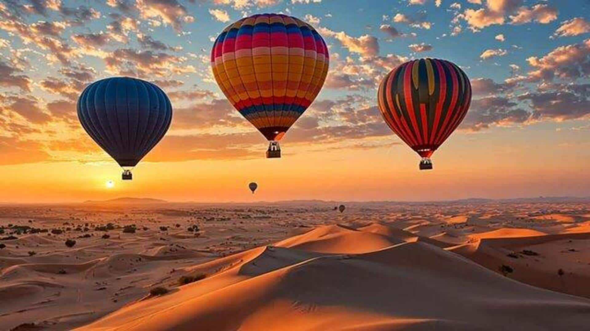 Your guide to hot air ballooning in Sahara 