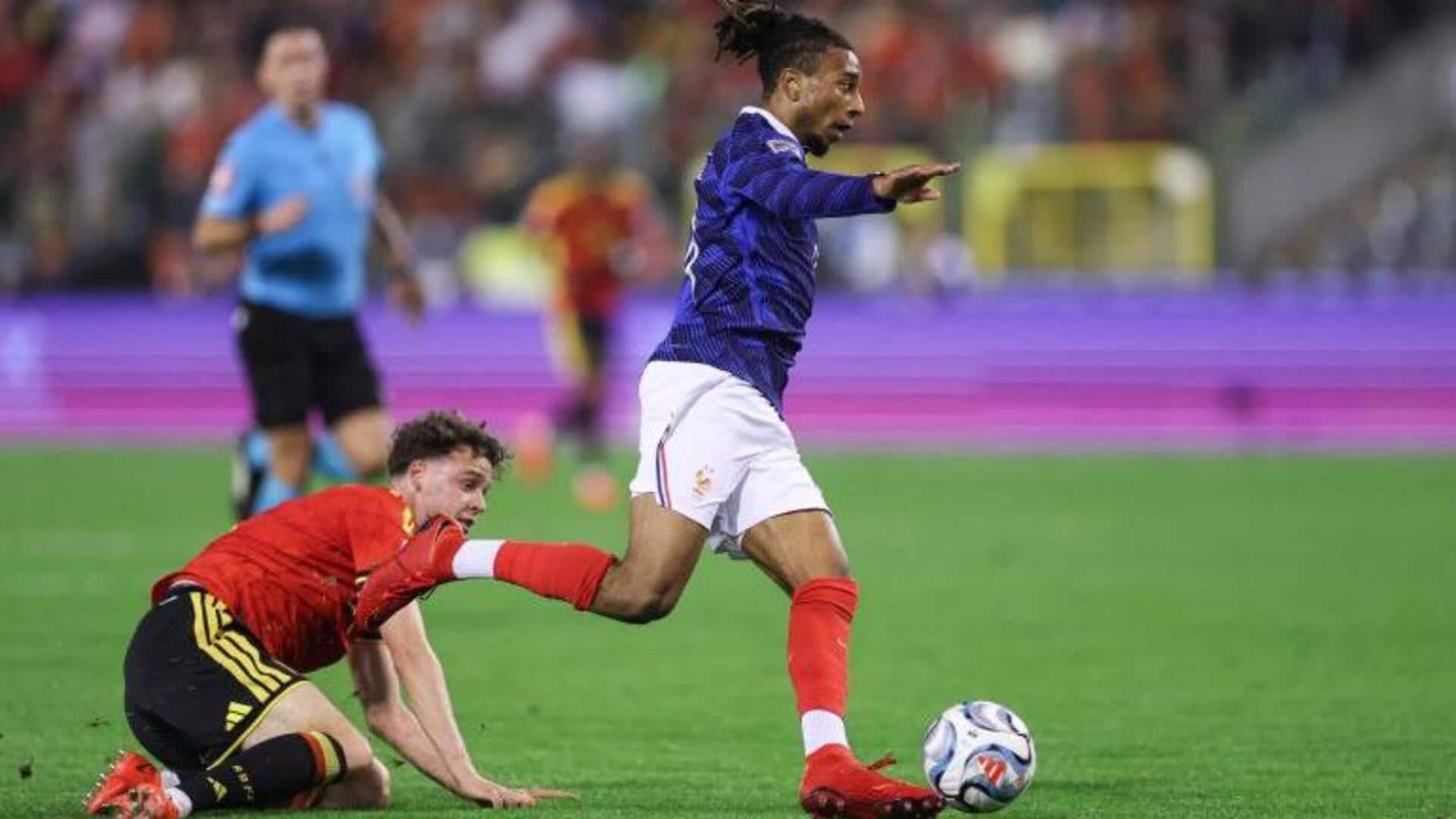 Nations League: Michael Olise's late goal helps France beat Belgium