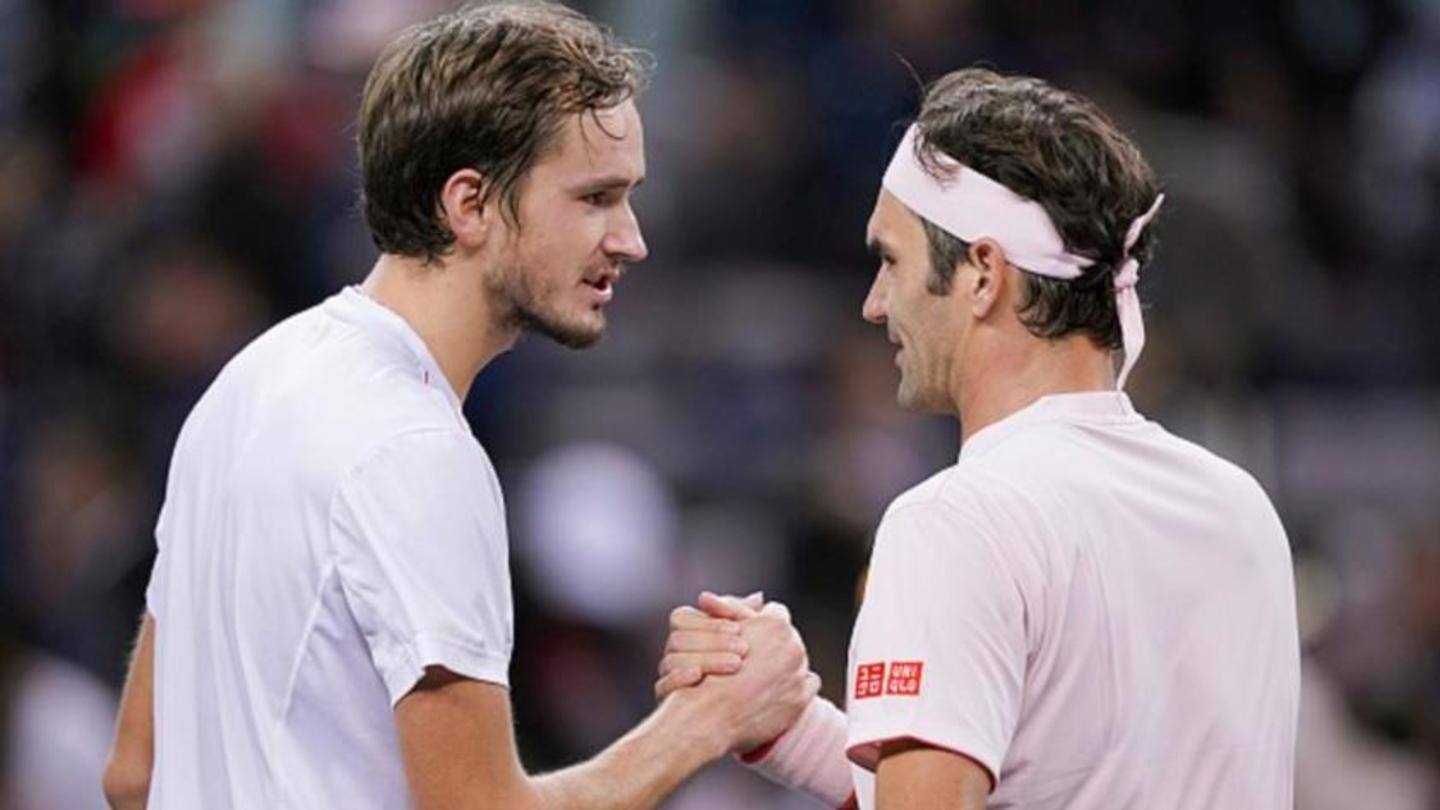 Medvedev is win-less against Federer Medvedev is win-less against Federer