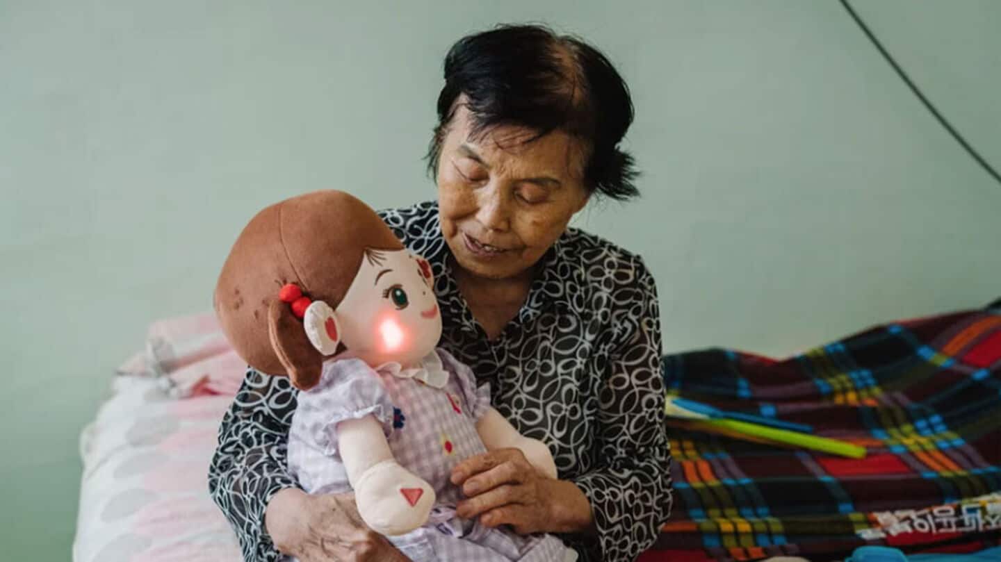 'Robo-grandma' dolls are offering comfort to South Korea's lonely elderly